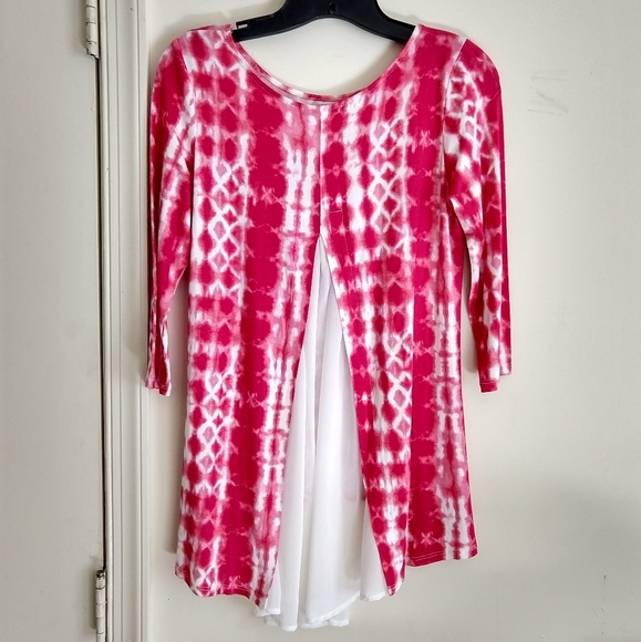 *5 for $20* Tie-dye hi-lo top - Picture 4 of 6